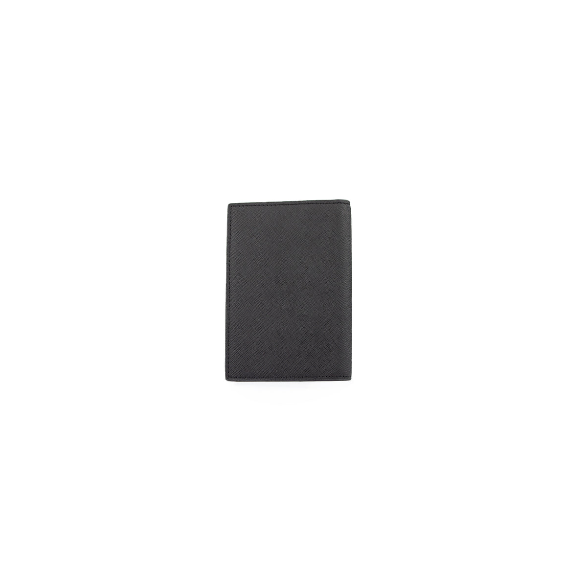 Personalised Passport Cover - Black Saffiano Leather