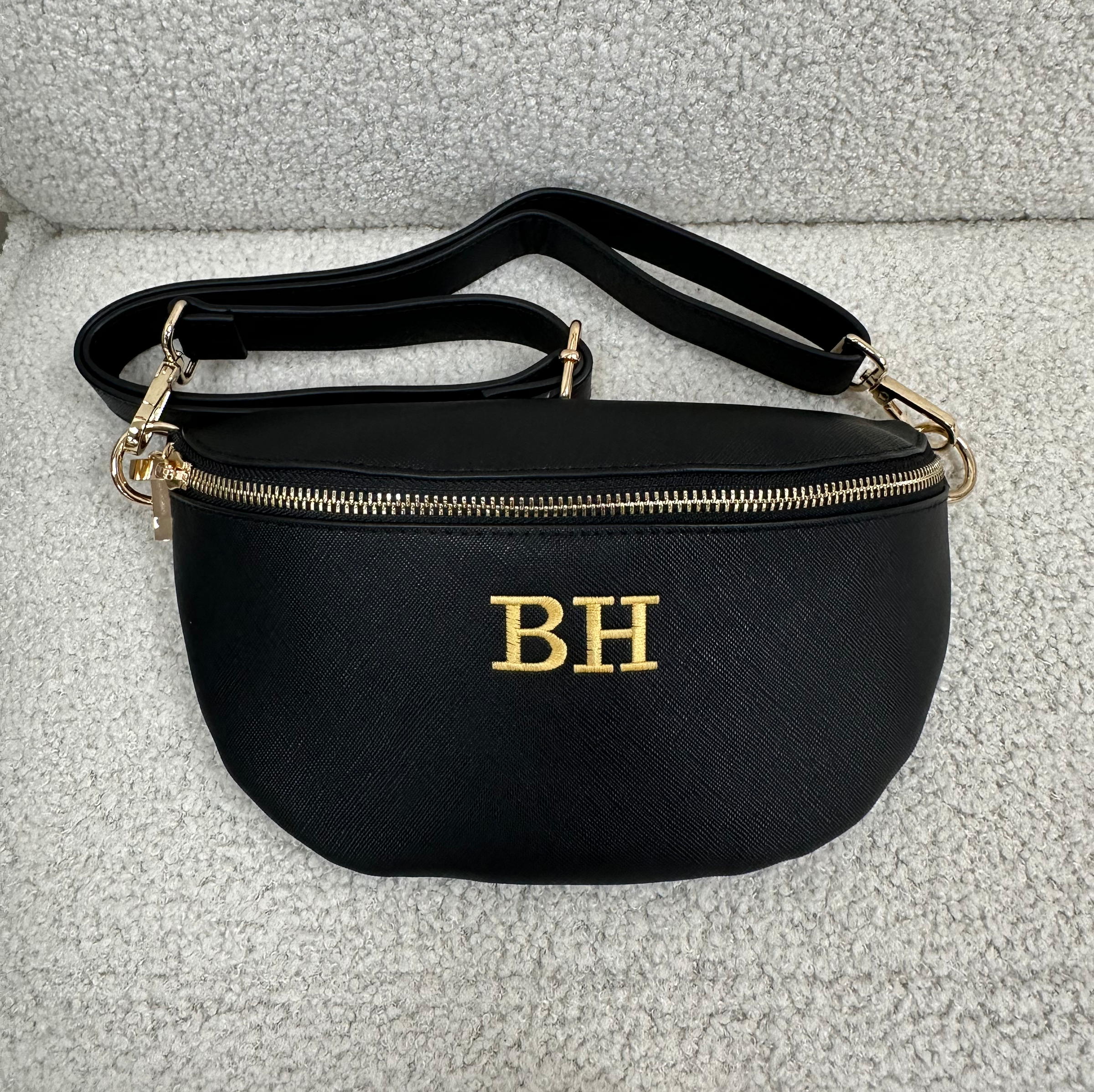 Personalised Cross Body/Bum Bag - Choice of Colours