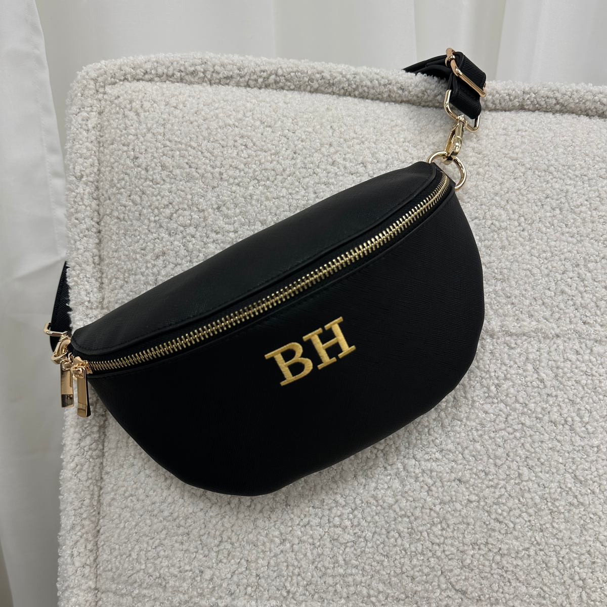 Personalised Cross Body/Bum Bag - Choice of Colours