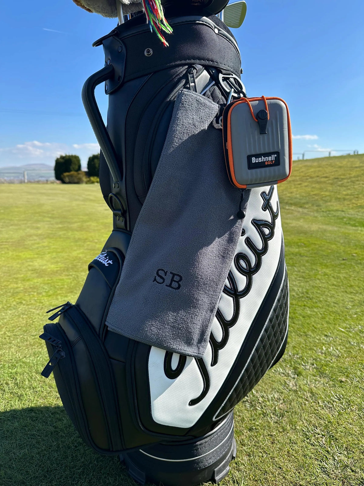 Personalised Microfibre Golf Towel - Choice of Colours