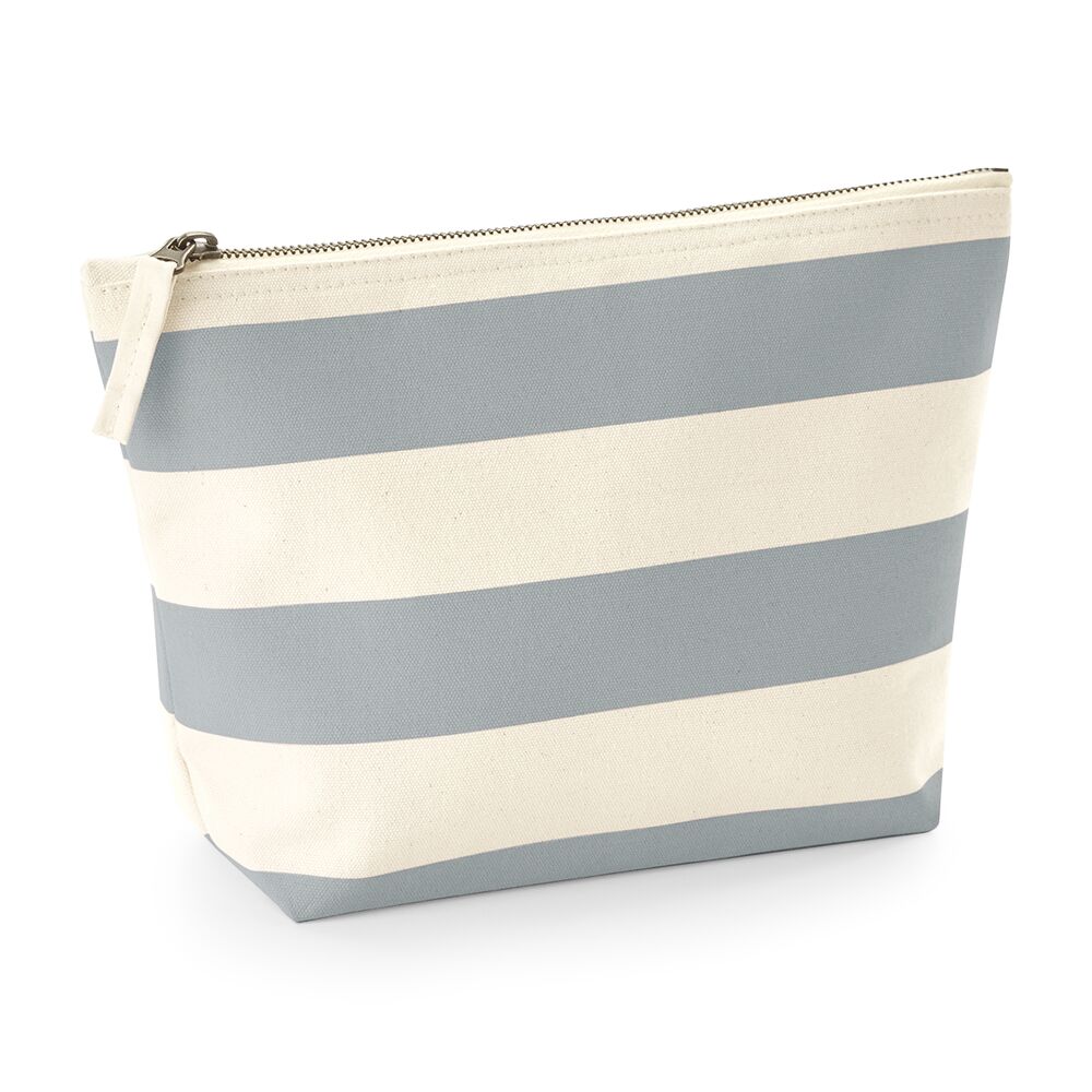 Personalised Striped Accessory Pouch - Choice of Colours