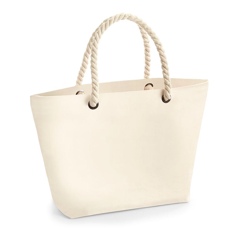 Personalised Striped Beach Bag - Choice of Colours