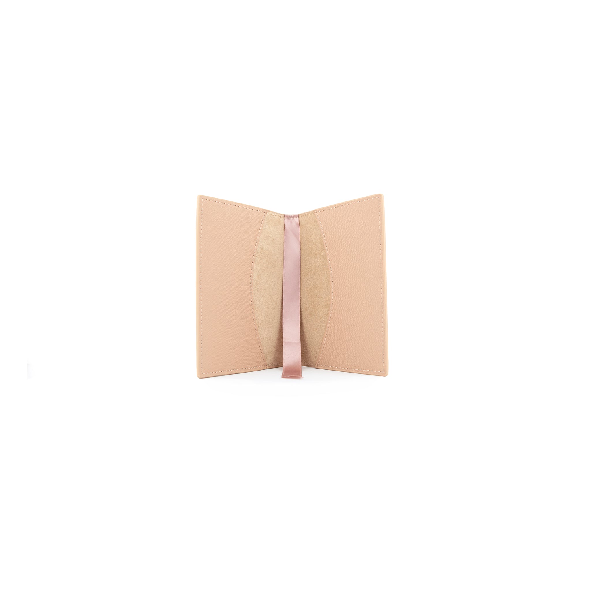 Personalised Passport Cover - Nude Saffiano Leather