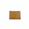 Personalised Pouch - Tan Saffiano Leather