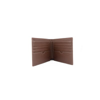 Personalised Wallet - Brown Smooth Leather