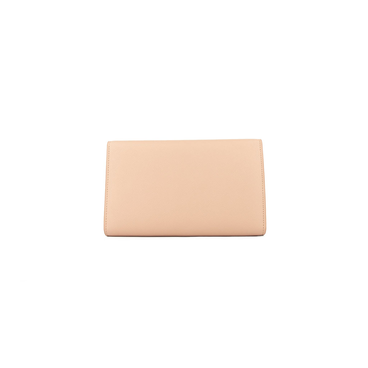 Personalised Wallet Clutch - Nude Saffiano Leather